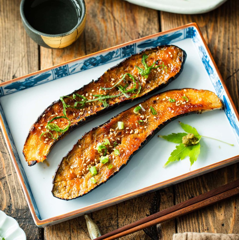 Miso Glazed Eggplant