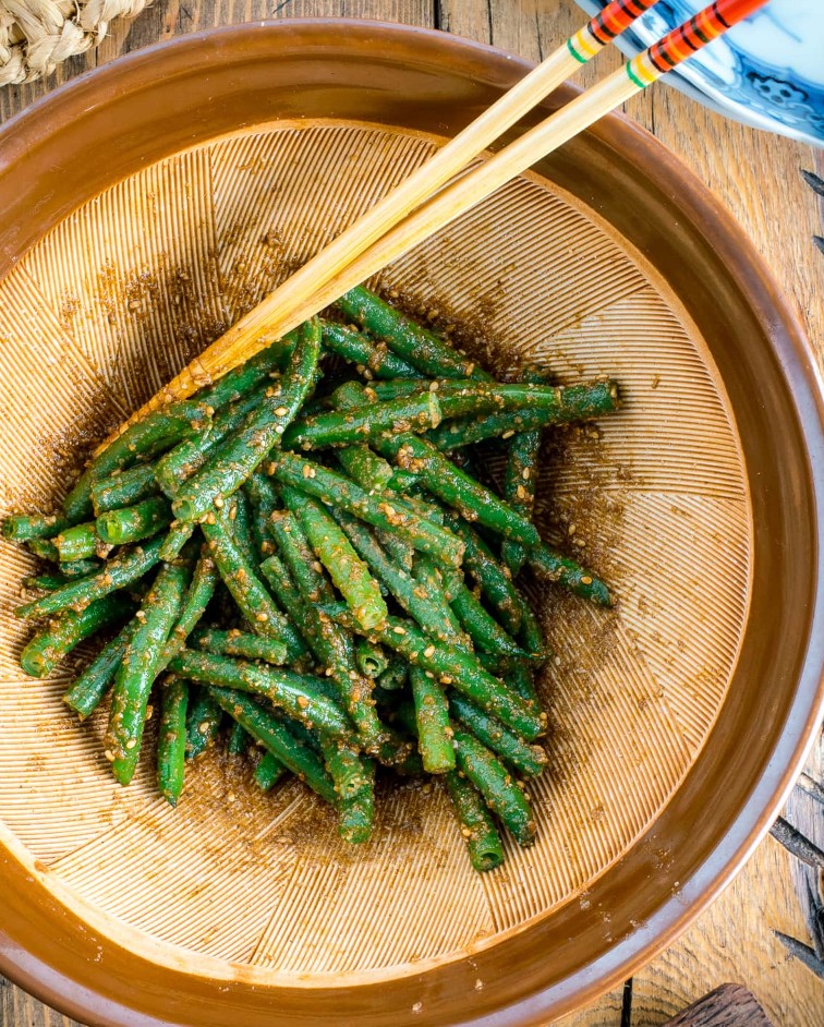 Green Bean Gomaae